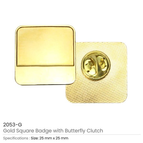 Gold Metal Badge 2053