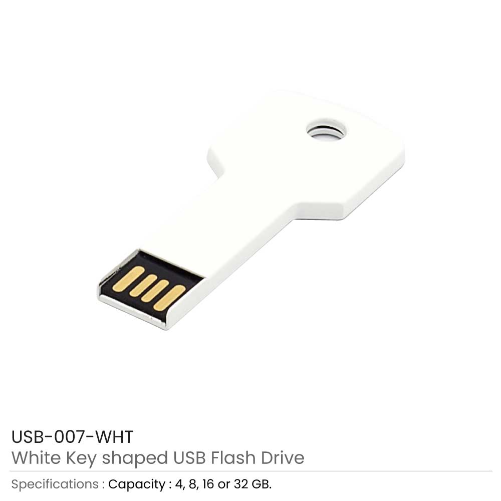 White-Key-Shaped-USB-007-WHT