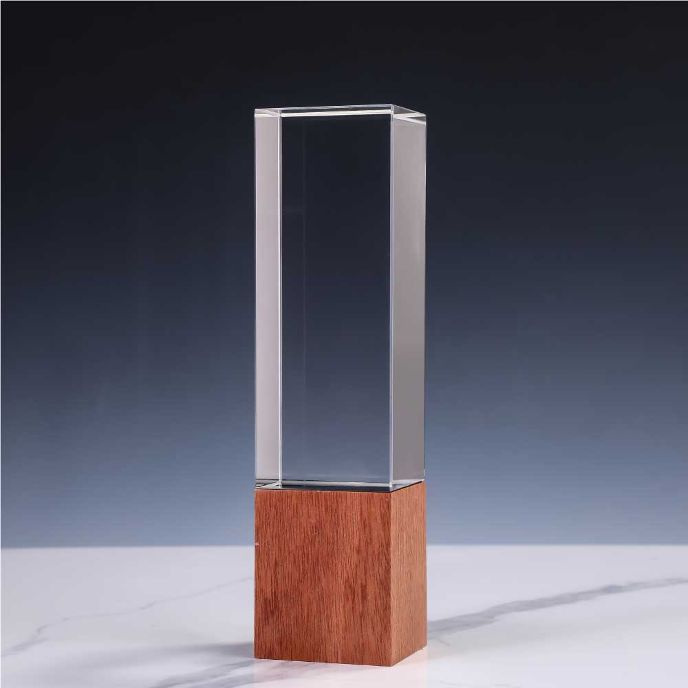 Cuboid-Shape-Crystal-Awards-with-Wooden-Base-CR-59-2
