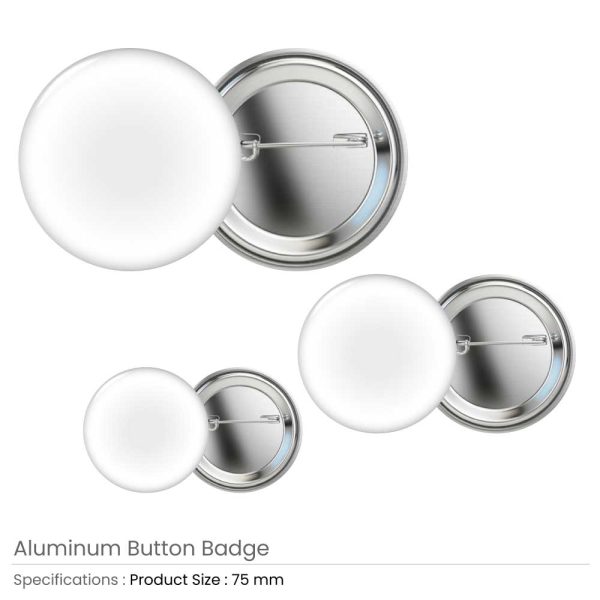 Aluminum Button Badges